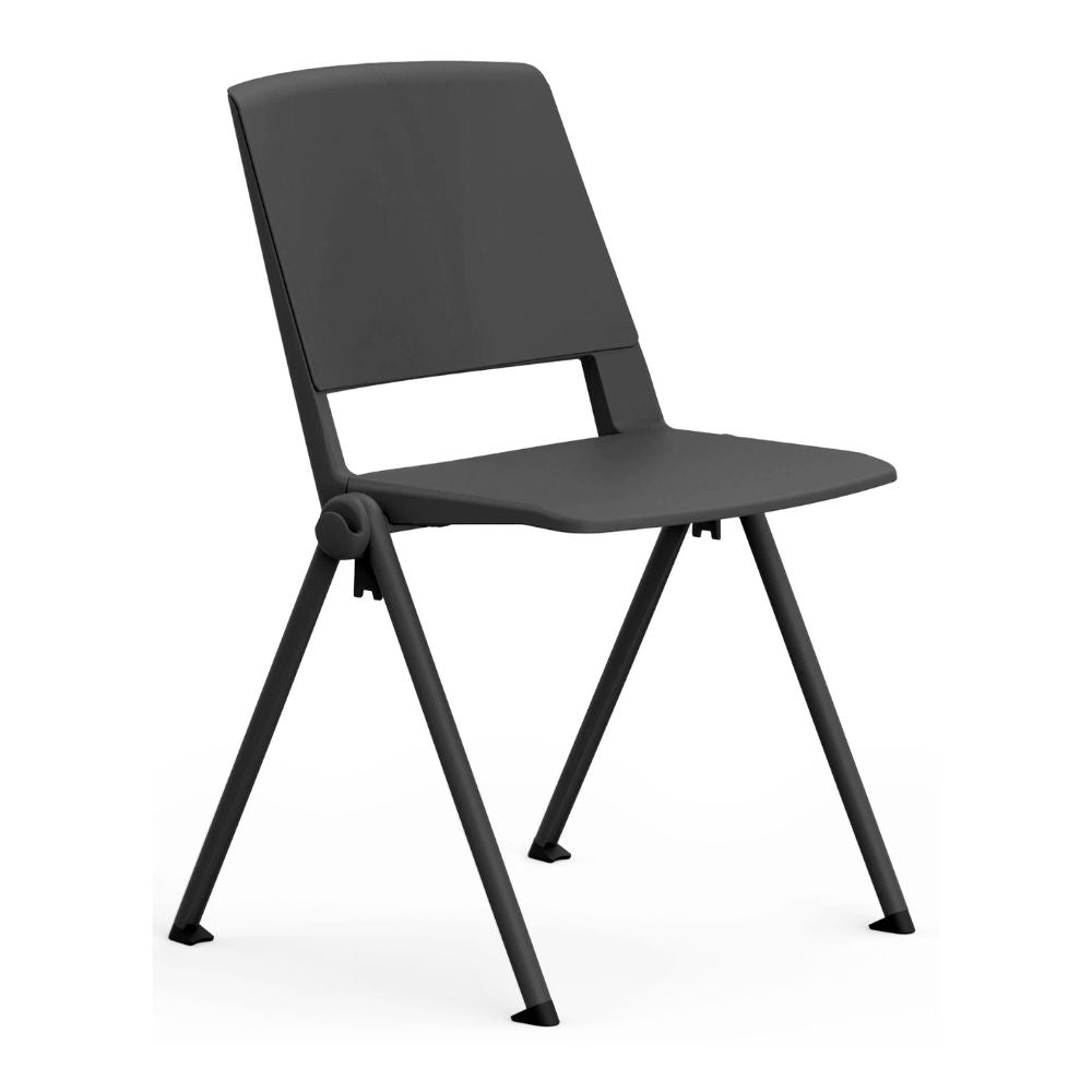 SILLA OFFIHO CORE OHV-20 | Silla Visitantes | Estructura Acero Tubular | Varios Colores | Polipropileno | Interior - OHV-20 - OFFIHO - NOGAL BEAT - SIlla