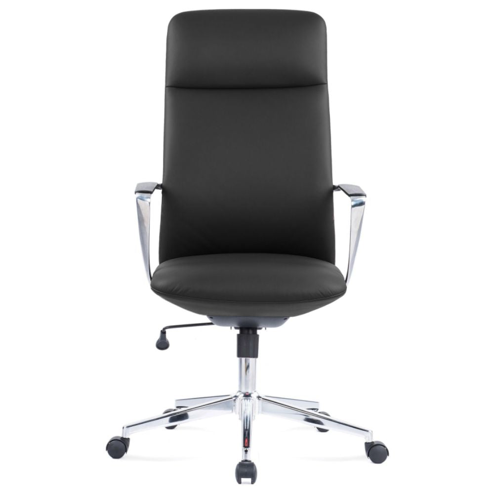 SILLA OFFIHO FENIX OHE - 165 NEGRO | Silla Ejecutiva | Diseño Ergonómico | Base Estrella | Respaldo alto | Interior | Oficina Despacho Consultorio - OHE - 165negro - OFFIHO - NOGAL BEAT - Silla para oficina