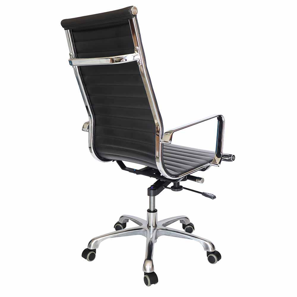 SILLA OFFIHO GOETZ OHE - 205 NEGRO | Silla Ejecutiva | Diseño Ergonómico | Respaldo Alto | Tapizado | Interior | Oficina Despacho Clínica - OHE - 205negro - OFFIHO - NOGAL BEAT - Silla para oficina