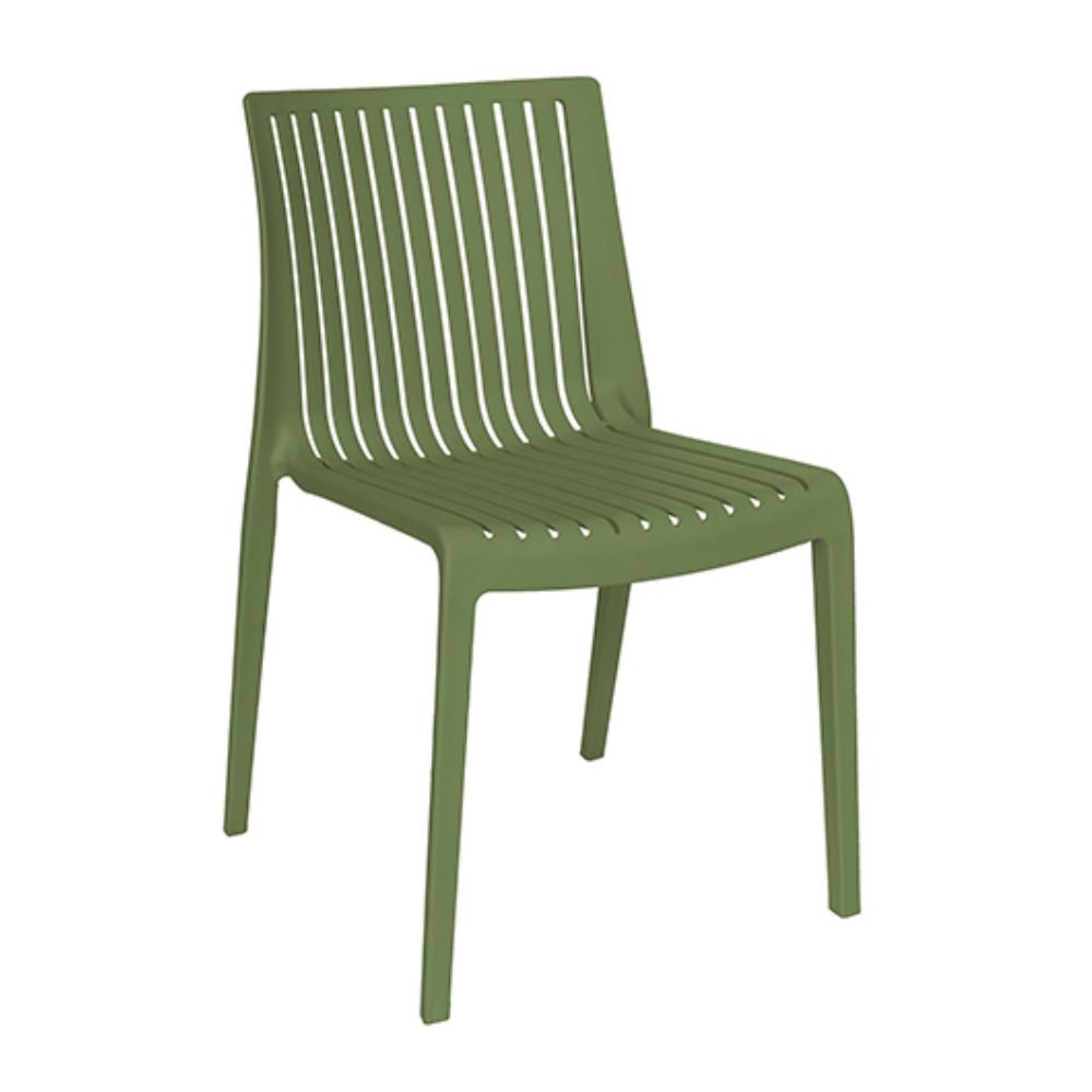 SILLA OFFIHO MILOS OHV-7203B | Silla para Cafetería Restaurante | Resistente Rayos UV | Varios Colores | Polipropileno | Interior + Exterior - OHV-7203B - OFFIHO - NOGAL BEAT - Sillas