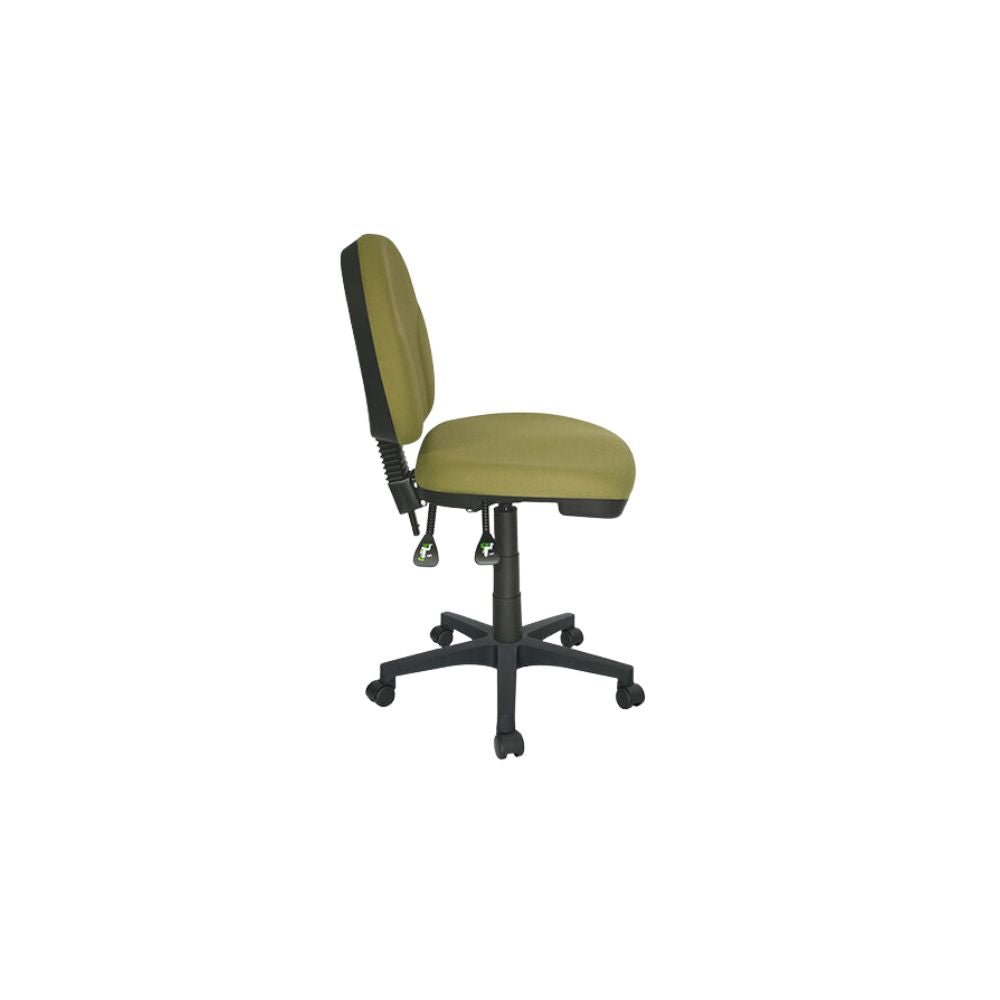 SILLA OFFIHO OHS-43 | Silla Secretarial Area Trabajo Coworking | Altura Ajustable | Base Estrella | Acojinado | Interior - OHS-43 - OFFIHO - NOGAL BEAT - Silla para oficina