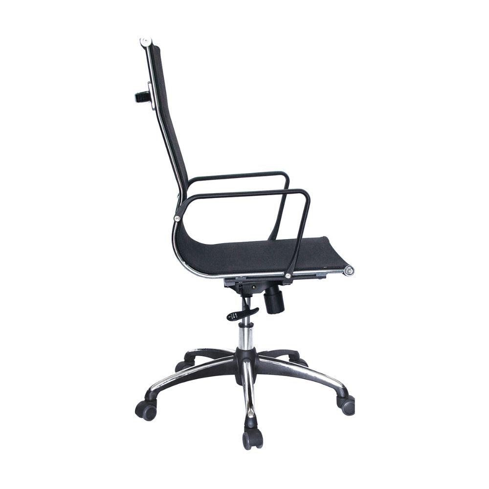 SILLA OFFIHO TRAVIS OHE - 295NEGRO | Silla Operativa | Estrella Pentagonal | Respaldo Alto | Interior | Oficina Despacho Consultorio - OHE - 295negro - OFFIHO - NOGAL BEAT - Silla para oficina