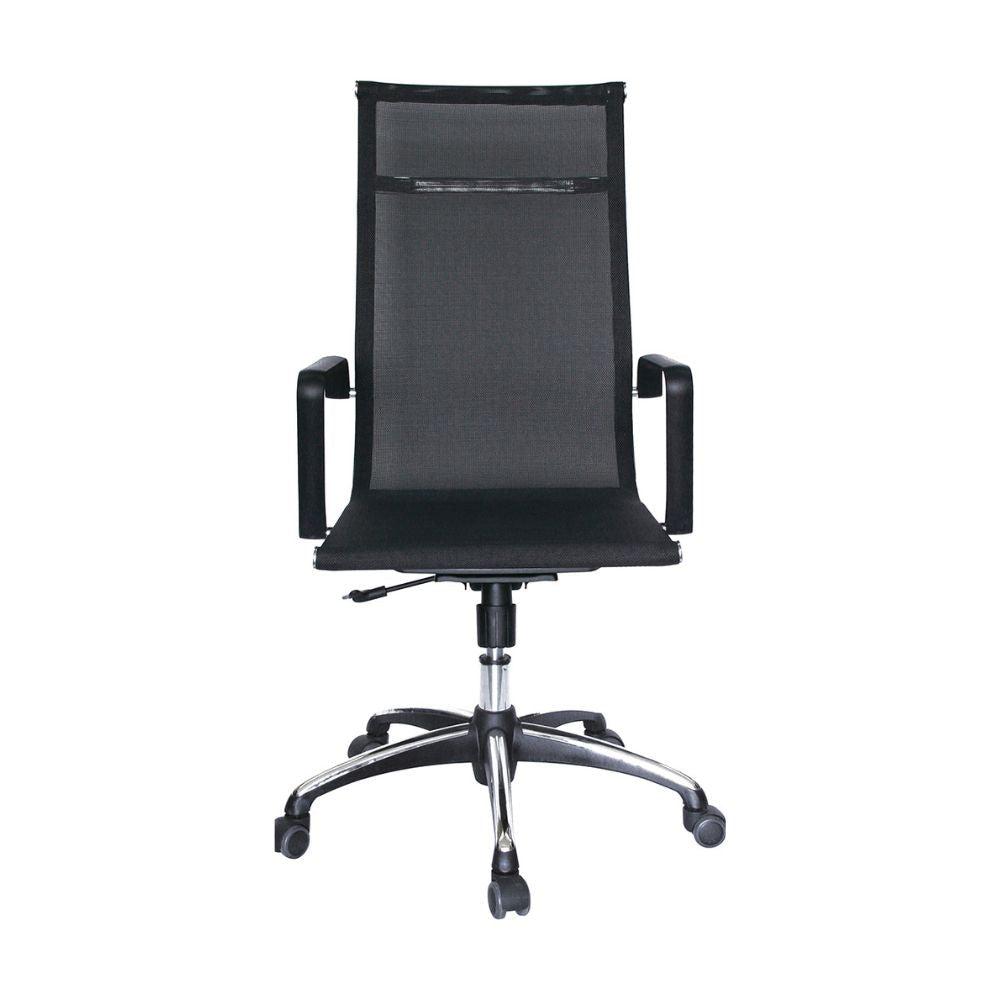 SILLA OFFIHO TRAVIS OHE - 295NEGRO | Silla Operativa | Estrella Pentagonal | Respaldo Alto | Interior | Oficina Despacho Consultorio - OHE - 295negro - OFFIHO - NOGAL BEAT - Silla para oficina