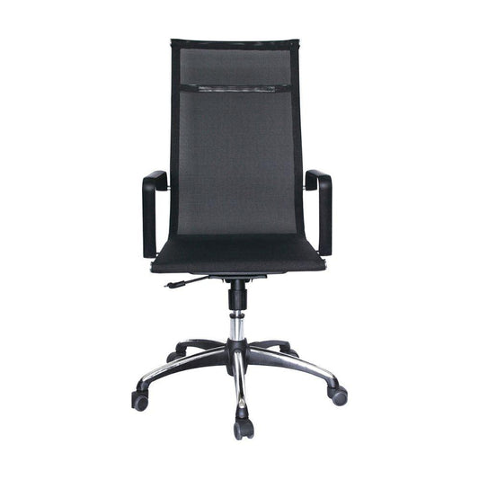 SILLA OFFIHO TRAVIS OHE - 295NEGRO | Silla Operativa | Estrella Pentagonal | Respaldo Alto | Interior | Oficina Despacho Consultorio - OHE - 295negro - OFFIHO - NOGAL BEAT - Silla para oficina