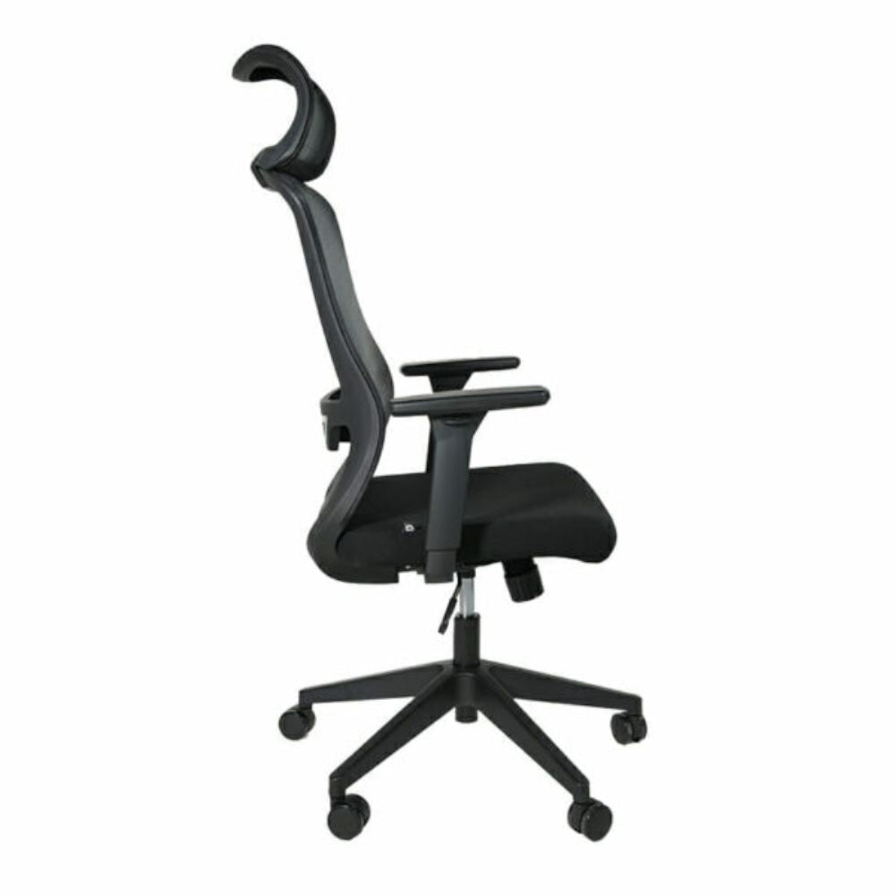 SILLA OFIK 950 H7 | Silla Ejecutiva para Oficina | Base en Nylon | Respaldo en Mesh | Interior - 950 - OFIK - NOGAL BEAT - Sillas de oficina
