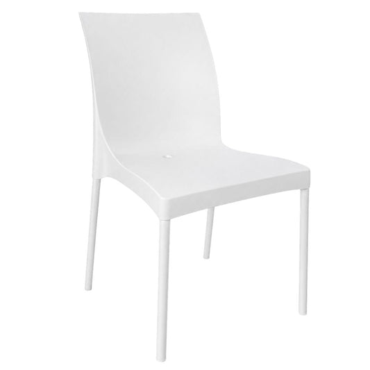 Silla para Cafetería Áreas de Exterior - LABENZE IRIS 106-00800 - Varios Colores - Una Pieza y Apilable - 106-00800 - Labenze - NOGAL BEAT - Silla Comercial Exterior