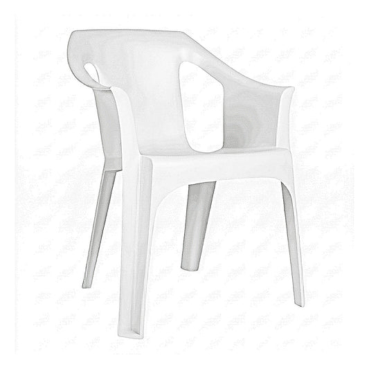 Silla para Cafetería y Comedor al Aire Libre Texturizado - RESOL COOL - Varios Colores - 4 Puntas Apilable y Tacos Anti Deslizantes con Protección UV - 01387 - Resol - NOGAL BEAT - Silla Comercial Exterior