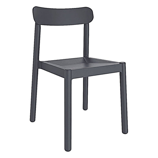 Silla para Cafetería y Comedor Protección UV - RESOL ELBA - Varios Colores - Apilable - 04450 - Resol - NOGAL BEAT - Silla Comercial Exterior