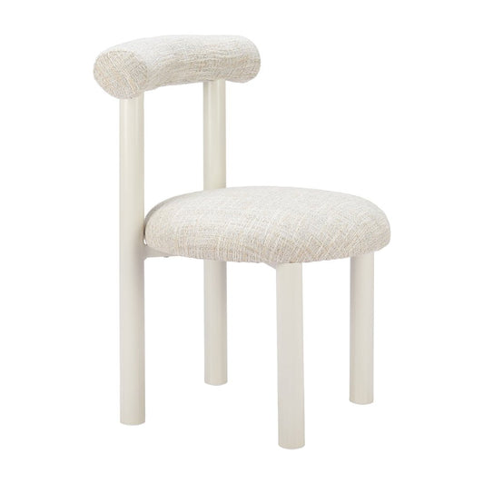 Silla para Cafetería y Terraza - ZUO CERES - Beige - Asiento y Respaldo Tapizados con Tela para Exterior - 704081 - Zuo - NOGAL BEAT - Silla de Terraza