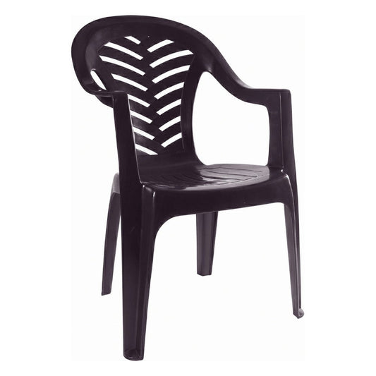 Silla para Comedor al Aire Libre - RESOL PALMA - Varios Colores - 4 Puntas Apilable y Protección UV - 1220 - Resol - NOGAL BEAT - Silla Comercial Exterior