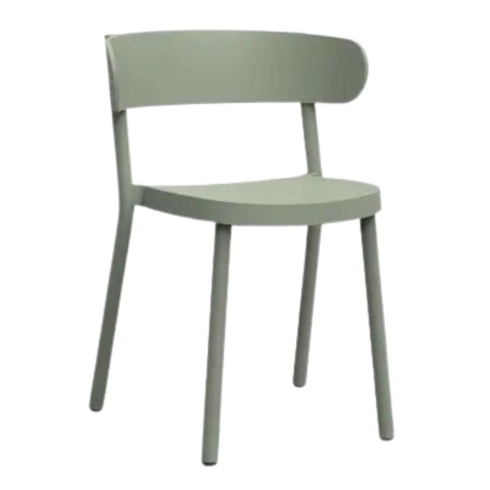 SILLA RESOL CASINO | Silla Ocasional | Fibra Vidrio | Polipropileno | Apilable | Protección UV | Interior + Exterior - 03958 - Resol - NOGAL BEAT - Sillas