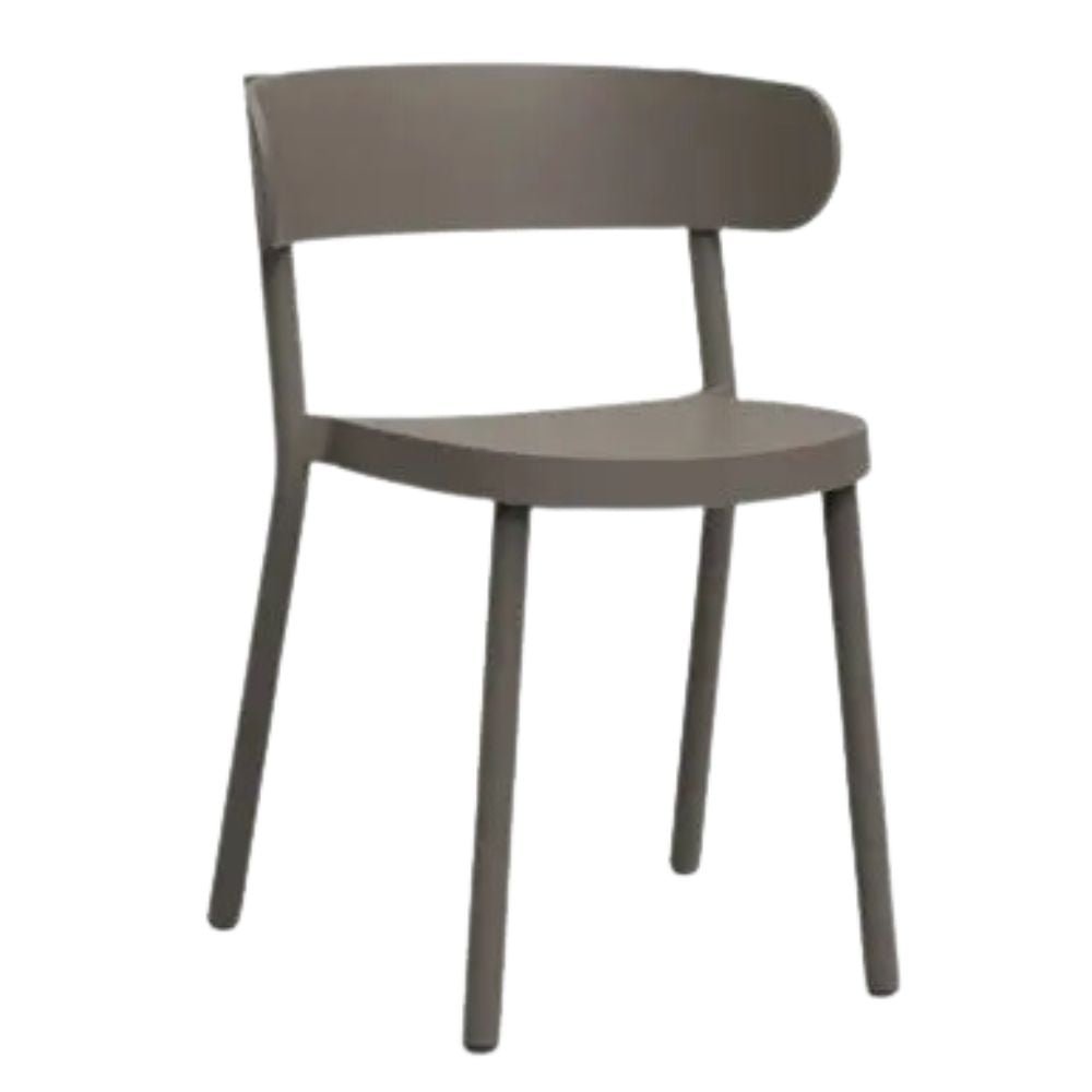 SILLA RESOL CASINO | Silla Ocasional | Fibra Vidrio | Polipropileno | Apilable | Protección UV | Interior + Exterior - 03956 - Resol - NOGAL BEAT - Sillas