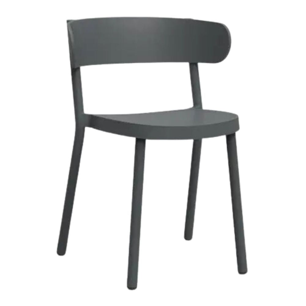 SILLA RESOL CASINO | Silla Ocasional | Fibra Vidrio | Polipropileno | Apilable | Protección UV | Interior + Exterior - 03953 - Resol - NOGAL BEAT - Sillas