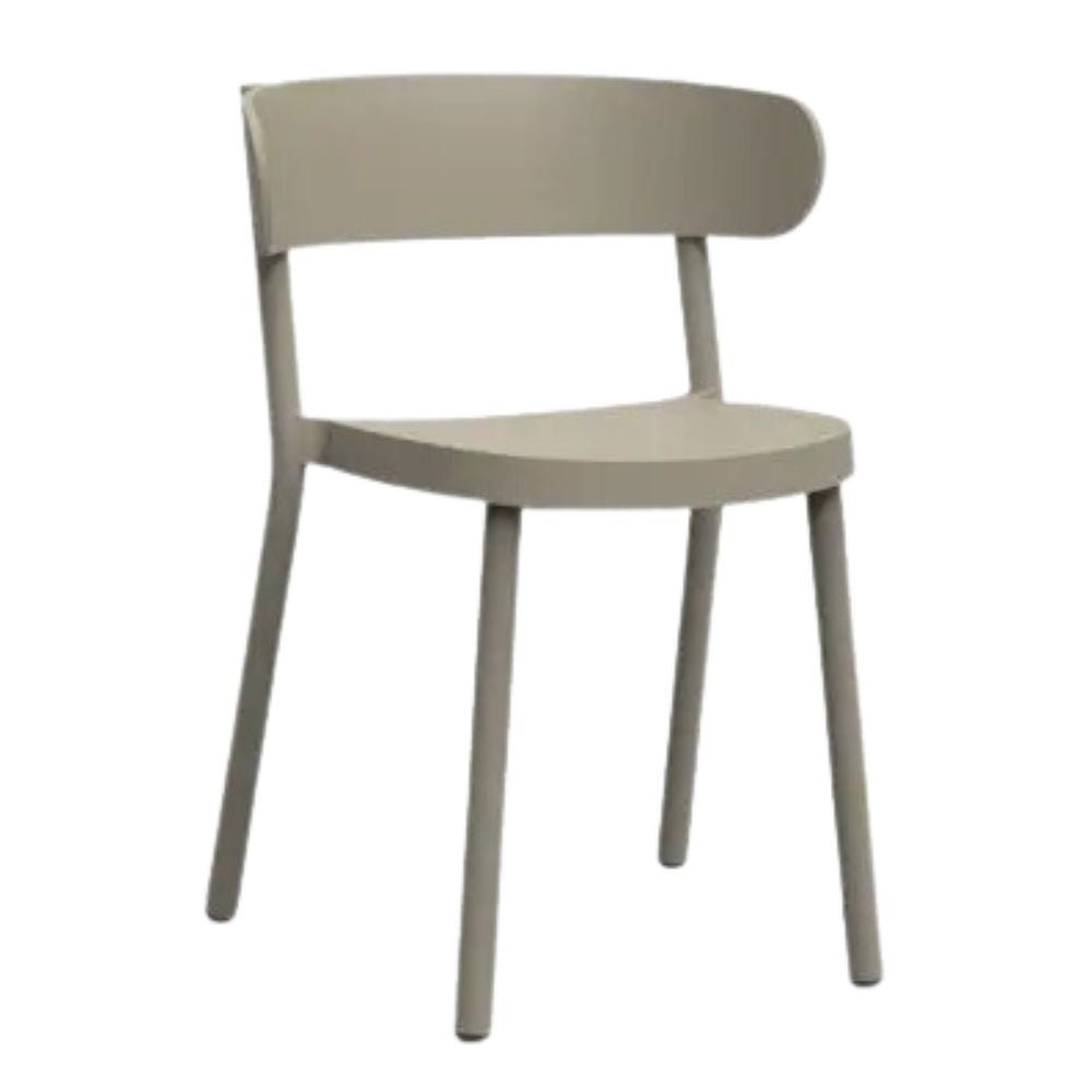 SILLA RESOL CASINO | Silla Ocasional | Fibra Vidrio | Polipropileno | Apilable | Protección UV | Interior + Exterior - 03955 - Resol - NOGAL BEAT - Sillas