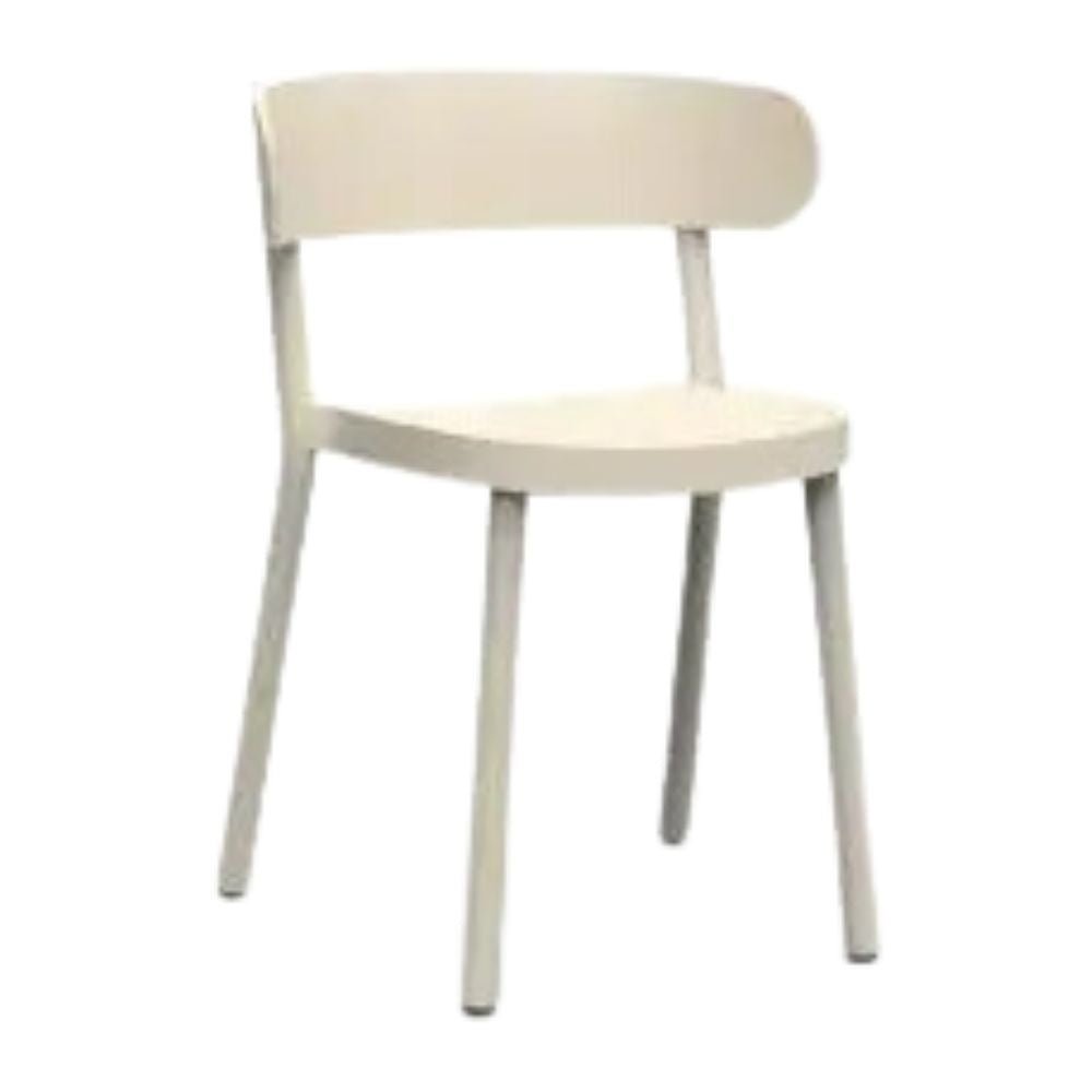 SILLA RESOL CASINO | Silla Ocasional | Fibra Vidrio | Polipropileno | Apilable | Protección UV | Interior + Exterior - 03954 - Resol - NOGAL BEAT - Sillas