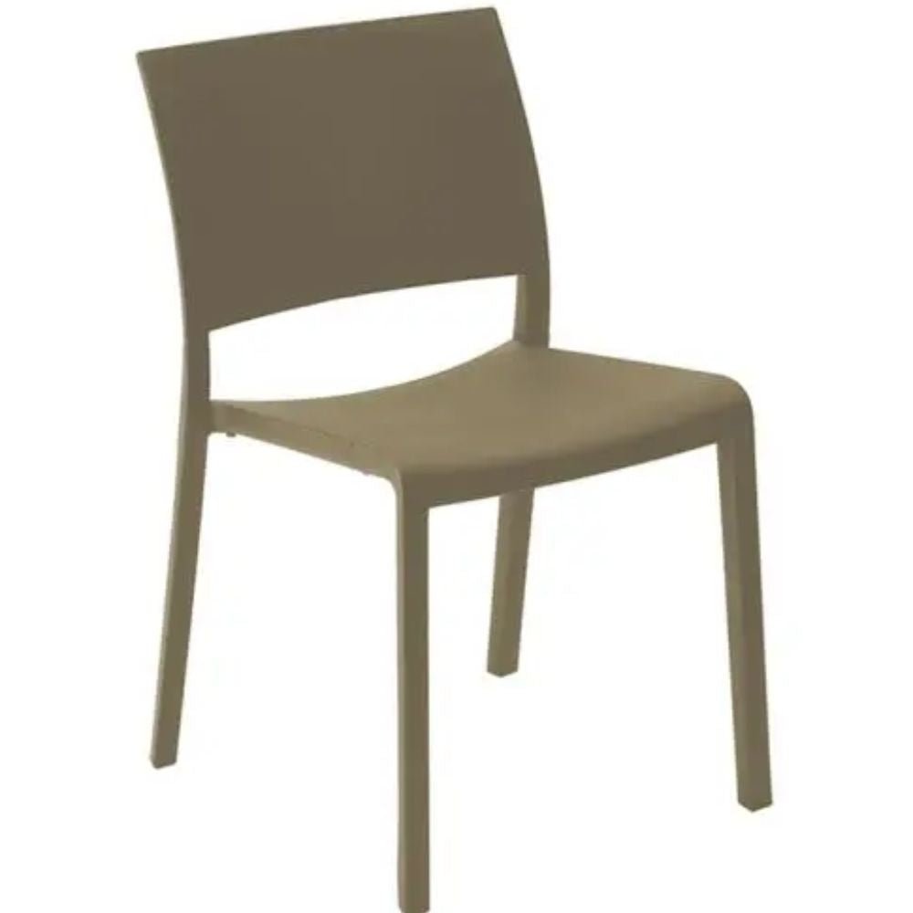 SILLA RESOL FIONA | Silla Ocasional | Fibra Vidrio | Polipropileno | Apilable | Protección UV | Interior + Exterior| - 00770 - Resol - NOGAL BEAT - Sillas
