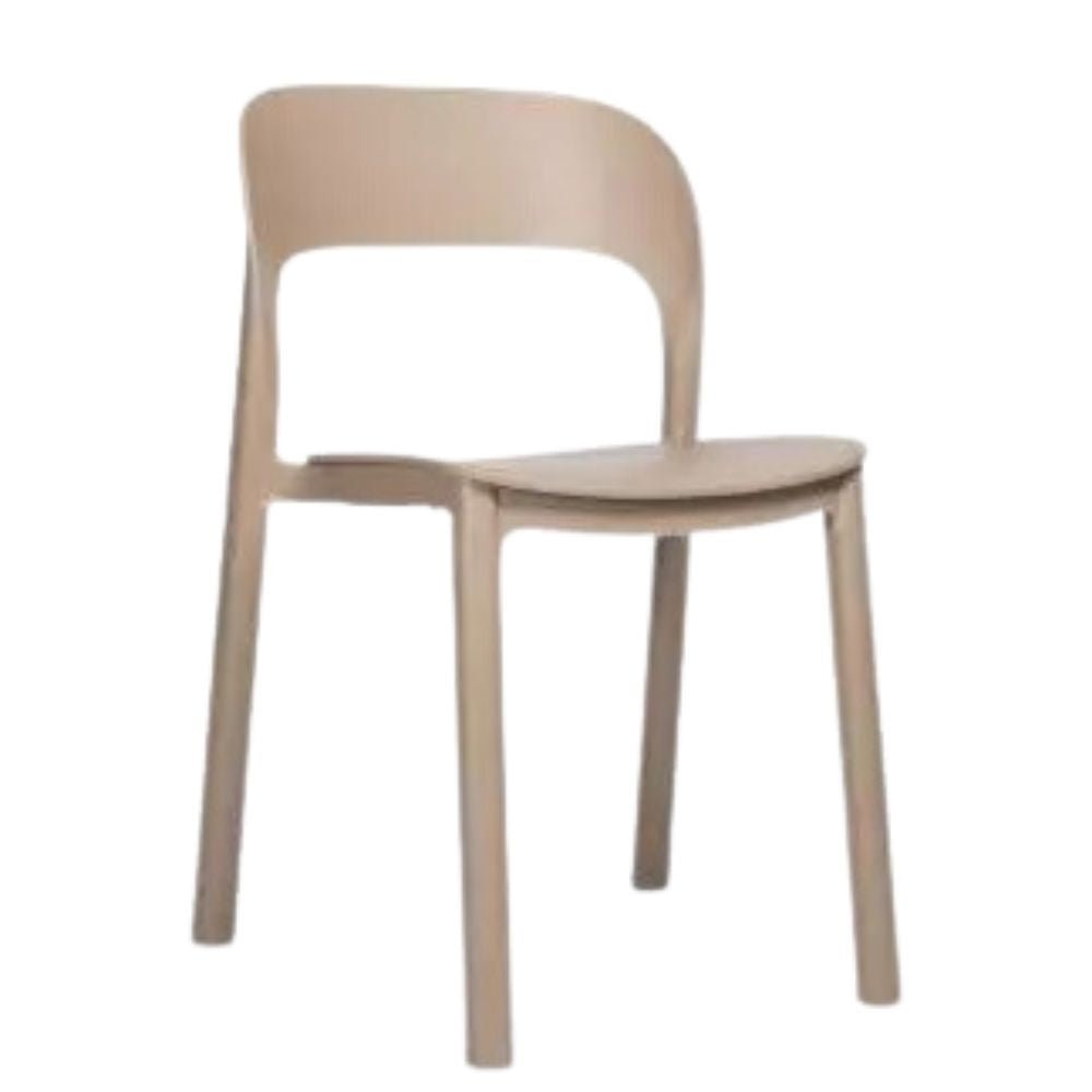 SILLA RESOL ONA | Silla Ocasional para Cafetería Jardín | Polipropileno | Protección UV | Interior + Exterior - 03710 - Resol - NOGAL BEAT - silla