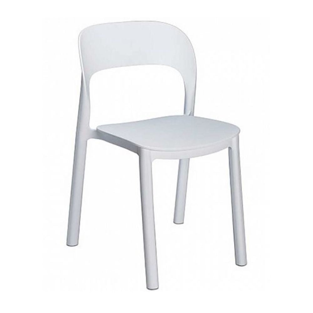 SILLA RESOL ONA | Silla Ocasional para Cafetería Jardín | Polipropileno | Protección UV | Interior + Exterior - 03686 - Resol - NOGAL BEAT - silla