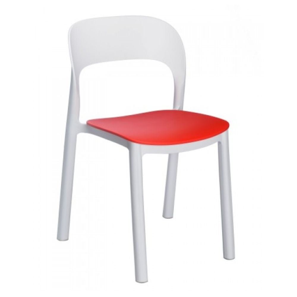 SILLA RESOL ONA | Silla Ocasional para Cafetería Jardín | Polipropileno | Protección UV | Interior + Exterior - 03708 - Resol - NOGAL BEAT - silla