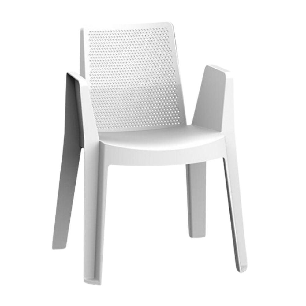 SILLA RESOL PLAY | Silla Ocasional para Cafetería Jardín | Inyectada en PP | Protección UV | Interior + Exterior - 04900 - Resol - NOGAL BEAT - silla