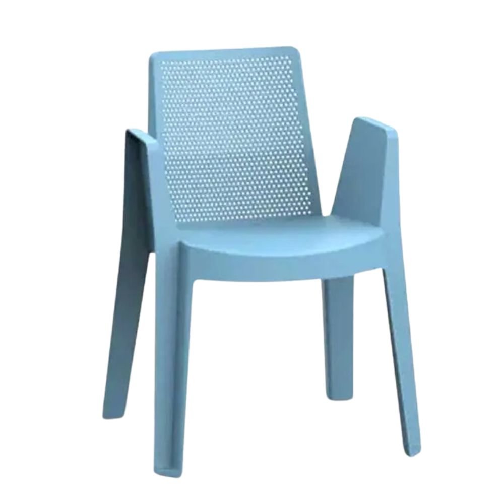 SILLA RESOL PLAY | Silla Ocasional para Cafetería Jardín | Inyectada en PP | Protección UV | Interior + Exterior - 04905 - Resol - NOGAL BEAT - silla