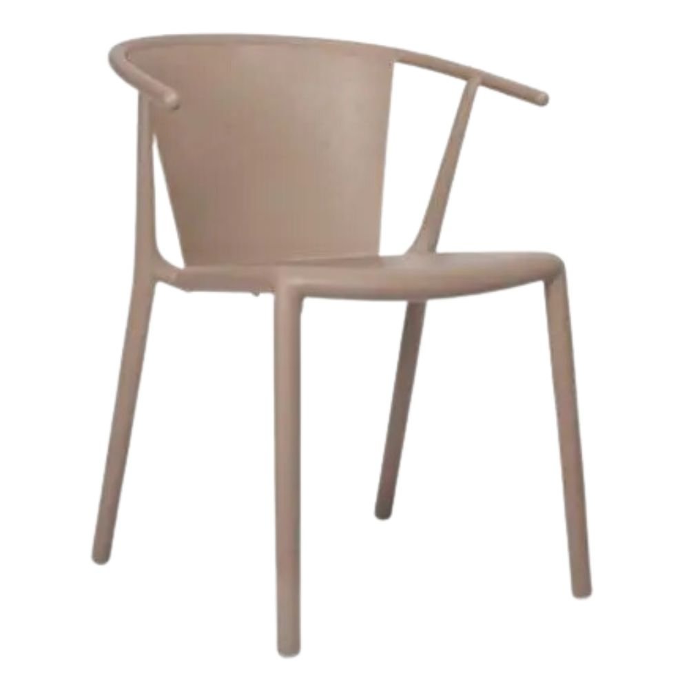 SILLA RESOL STEELY GREEN EDITION | Silla Ocasional | Fibra Vidrio | Polipropileno | Reciclada | Apilable | Protección UV | Brazos | Interior + Exterior - 05505 - Resol - NOGAL BEAT - Sillas