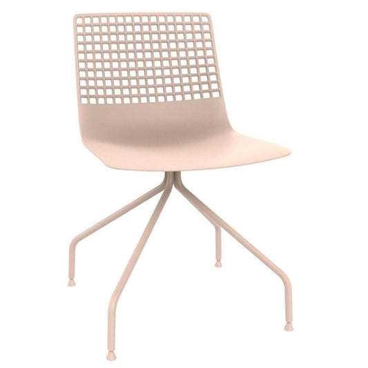 SILLA RESOL WIRE ARAÑA | Silla Ocasional de Visita | Carcasa Fibra Vidrio | Polipropileno | Estructura Acero | Interior - 04265 - Resol - NOGAL BEAT - Sillas
