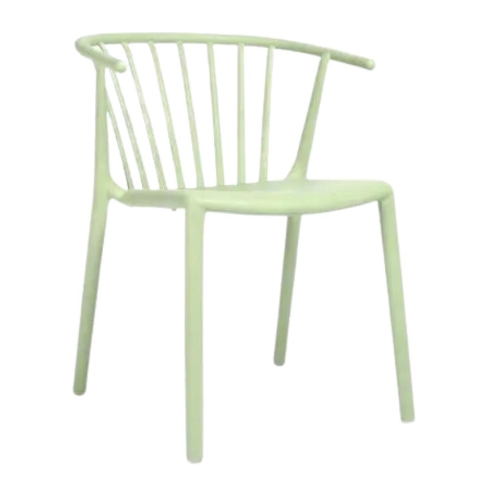 SILLA RESOL WOODY GREEN EDITION | Silla Ocasional | Fibra Vidrio | Polipropileno | Reciclada | Apilable | Protección UV | Interior + Exterior - 05514 - Resol - NOGAL BEAT - Sillas