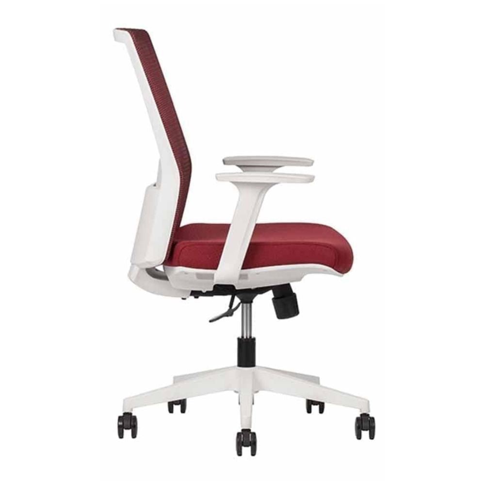 SILLA TECHNO ARTIC RESPALDO BAJO | Silla Operativa Zona Laboral | Base Estrella Nylon con Rodajas | Varios Colores | Smartmesh | Interior - ARTIC RESPALDO BAJO Gris - Techno - NOGAL BEAT - Silla para oficina