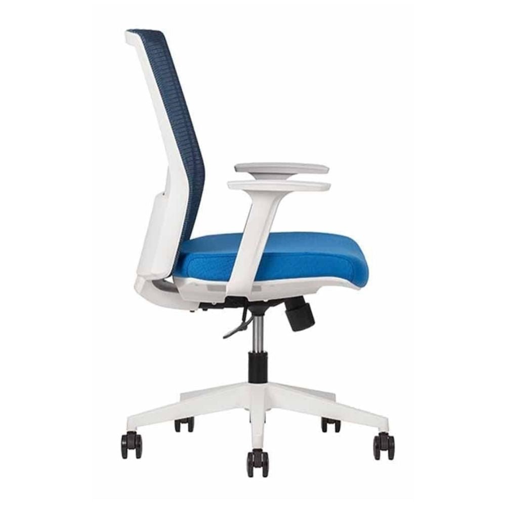 SILLA TECHNO ARTIC RESPALDO BAJO | Silla Operativa Zona Laboral | Base Estrella Nylon con Rodajas | Varios Colores | Smartmesh | Interior - ARTIC RESPALDO BAJO Gris - Techno - NOGAL BEAT - Silla para oficina