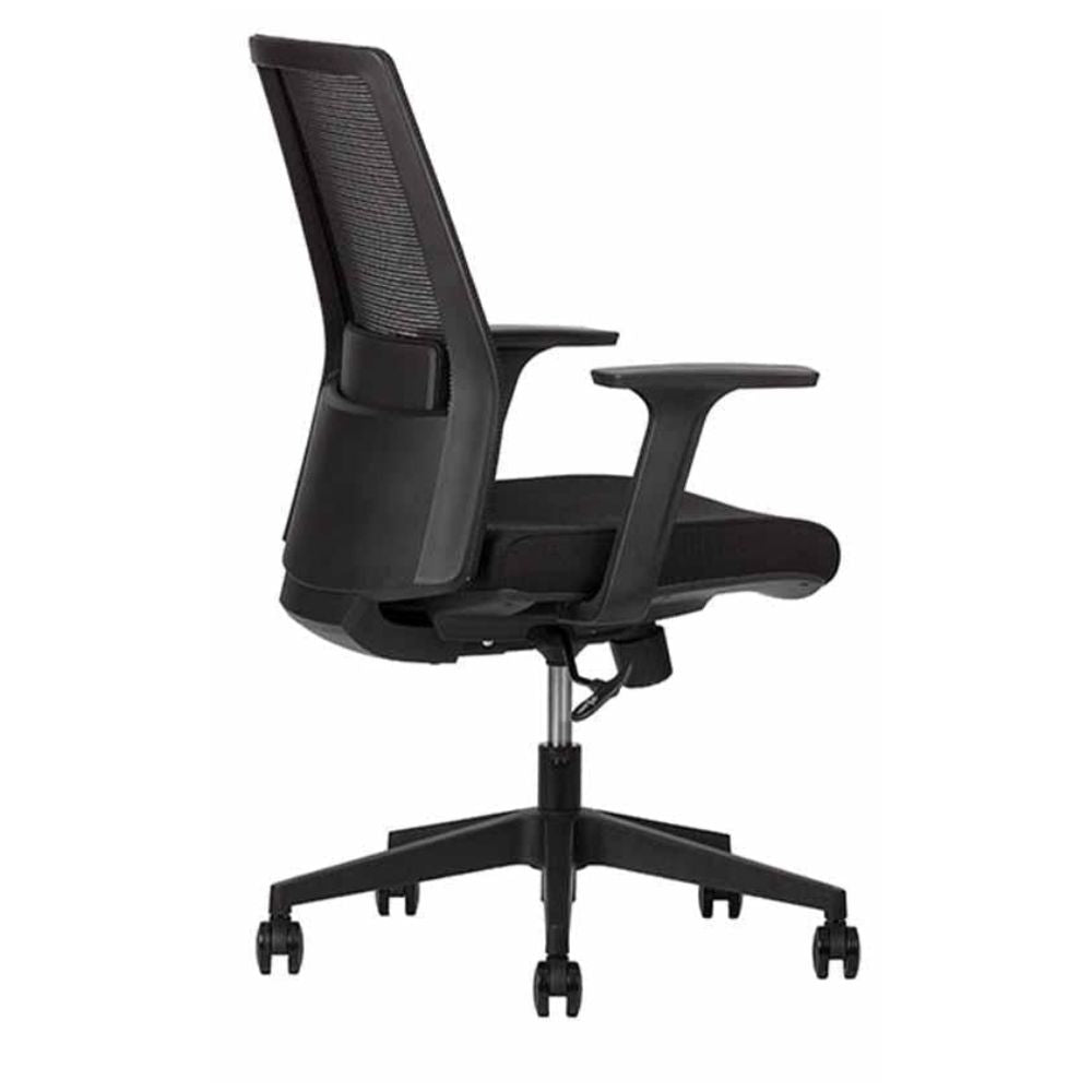 SILLA TECHNO ARTIC RESPALDO BAJO | Silla Operativa Zona Laboral | Base Estrella Nylon con Rodajas | Varios Colores | Smartmesh | Interior - ARTIC RESPALDO BAJO Gris - Techno - NOGAL BEAT - Silla para oficina