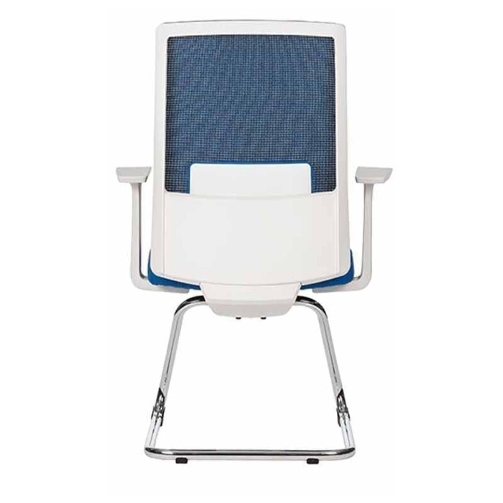 SILLA TECHNO ARTIC VISITA | Silla para Visita Consultorio Salas de Espera Vestibulo para Visitas | Base Estrella Nylon con Rodajas | Varios Colores | Smartmesh | Interior - ARTIC VISITA Gris - Techno - NOGAL BEAT - Sillas