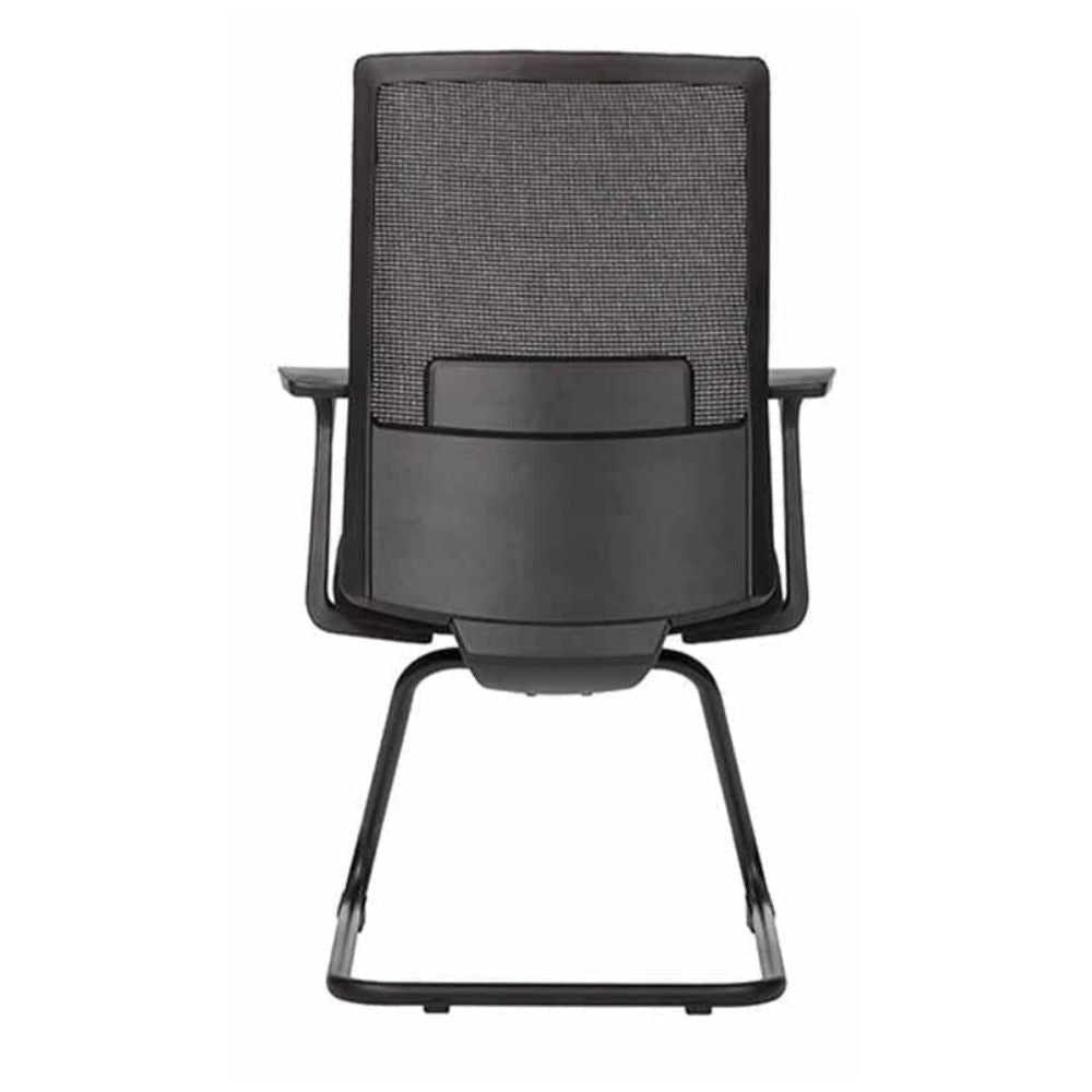 SILLA TECHNO ARTIC VISITA | Silla para Visita Consultorio Salas de Espera Vestibulo para Visitas | Base Estrella Nylon con Rodajas | Varios Colores | Smartmesh | Interior - ARTIC VISITA Gris - Techno - NOGAL BEAT - Sillas