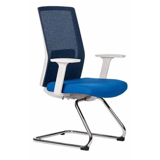 SILLA TECHNO ARTIC VISITA | Silla para Visita Consultorio Salas de Espera Vestibulo para Visitas | Base Estrella Nylon con Rodajas | Varios Colores | Smartmesh | Interior - ARTIC VISITA Gris - Techno - NOGAL BEAT - Sillas