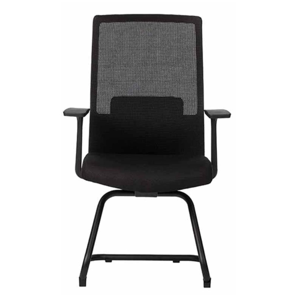 SILLA TECHNO ARTIC VISITA | Silla para Visita Consultorio Salas de Espera Vestibulo para Visitas | Base Estrella Nylon con Rodajas | Varios Colores | Smartmesh | Interior - ARTIC VISITA Gris - Techno - NOGAL BEAT - Sillas
