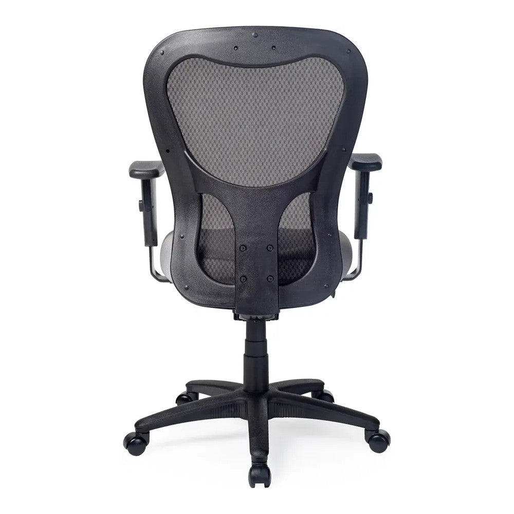 Sillón de Oficina Ejecutivo Respaldo Alto - VERSA ALTUS FREEDOM - Estructura Aluminio - Asiento Tapizado en Tela Pu 60kg/m3 Retardante - AL-321T - VERSA - NOGAL BEAT - Silla Ejecutiva