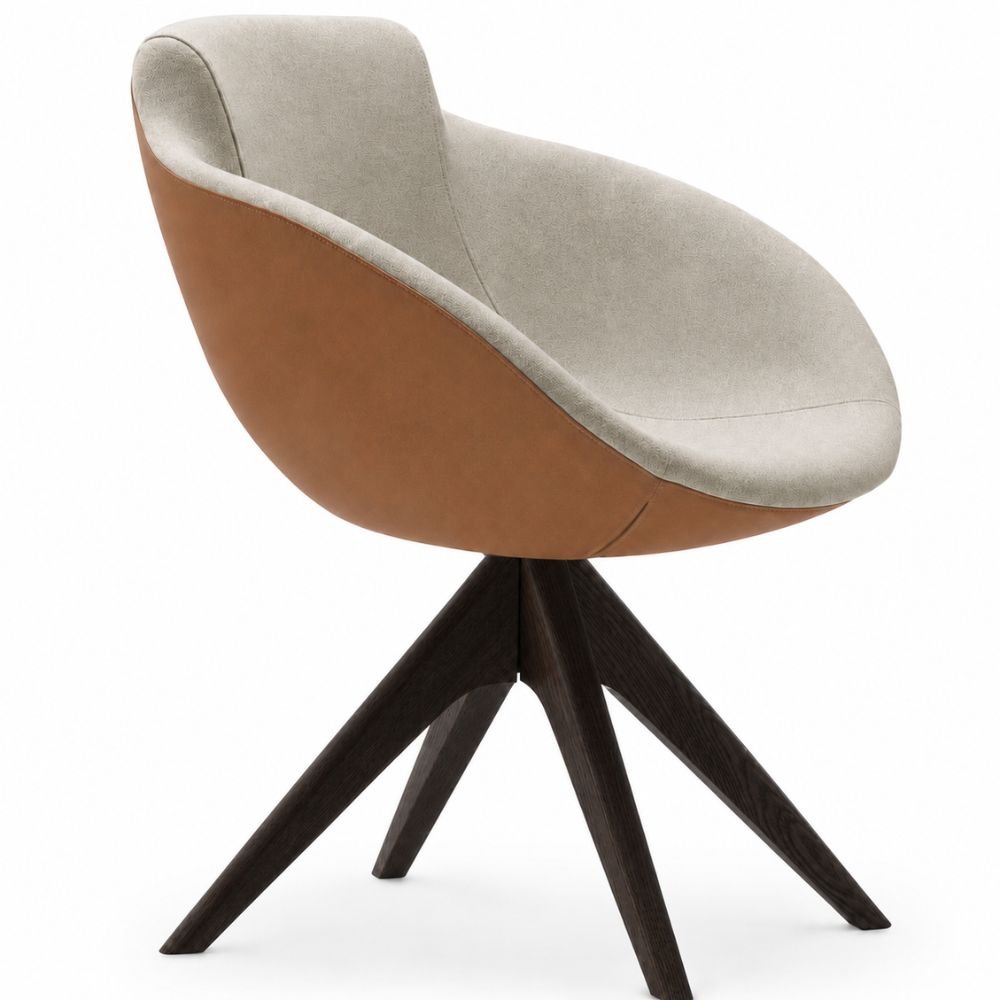 Sillón de Recepción de Una Plaza - LABENZE TULA - Varios Colores - Tapizado - 155-18030-000 GRADO 0 - Labenze - NOGAL BEAT - Sillón Ocasional