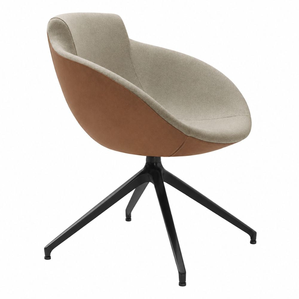 Sillón de Recepción de Una Plaza - LABENZE TULA - Varios Colores - Tapizado - 155-18040-NGO GRADO 0 - Labenze - NOGAL BEAT - Sillón Ocasional