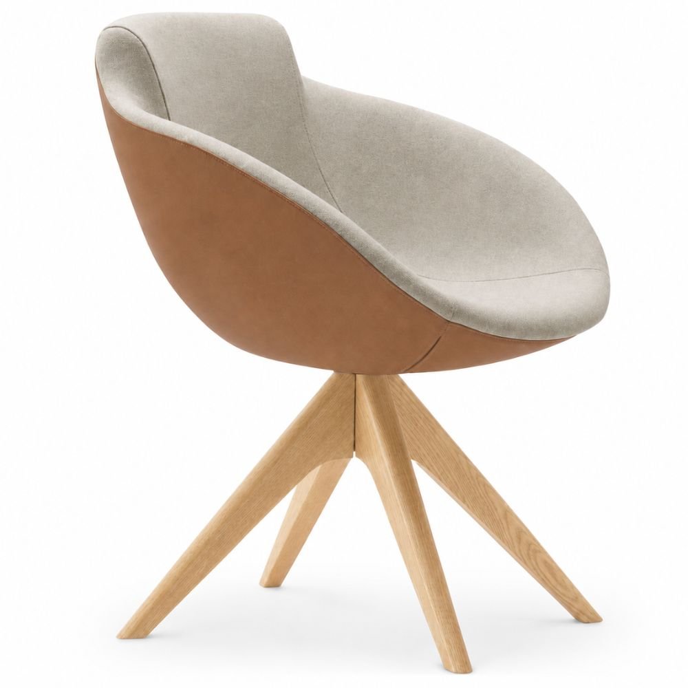 Sillón de Recepción de Una Plaza - LABENZE TULA - Varios Colores - Tapizado - 155-18030-000 GRADO 0 - Labenze - NOGAL BEAT - Sillón Ocasional