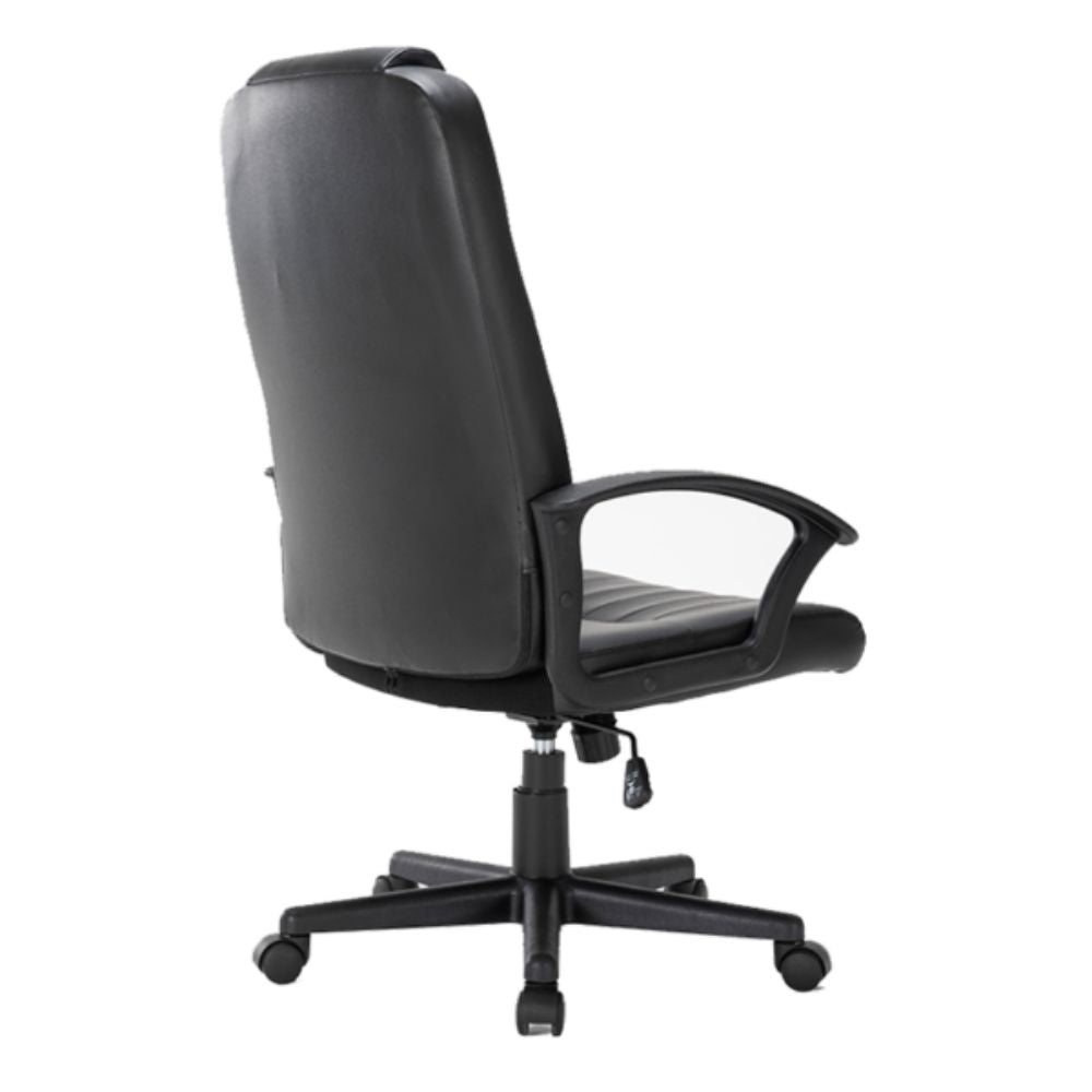 SILLÓN OFIK 1010 ALFA | Sillón Ejecutivo para Oficina | Base Estrella | Vinipiel | Interior - 1010 - OFIK - NOGAL BEAT - Sillas de oficina