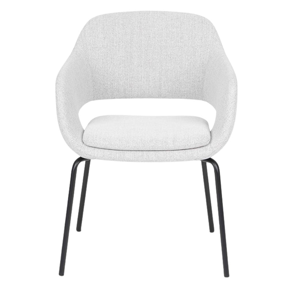 Sillón Para Recepción y Área De Espera - BRATTI VIBE 4 PUNTAS - Varios Colores - Tapizado - Vibe 4 Puntas - Bratti - NOGAL BEAT - silla