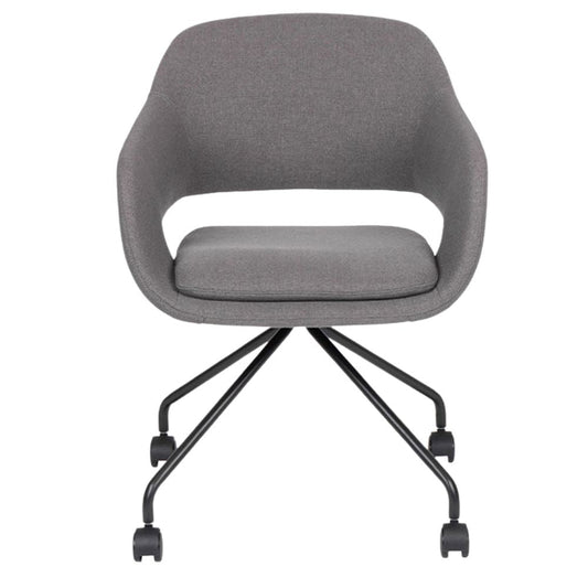 Sillón Para Recepción y Área De Espera - BRATTI Vibe Rodajas - Varios Colores - Tapizado - Bratti - NOGAL BEAT - silla