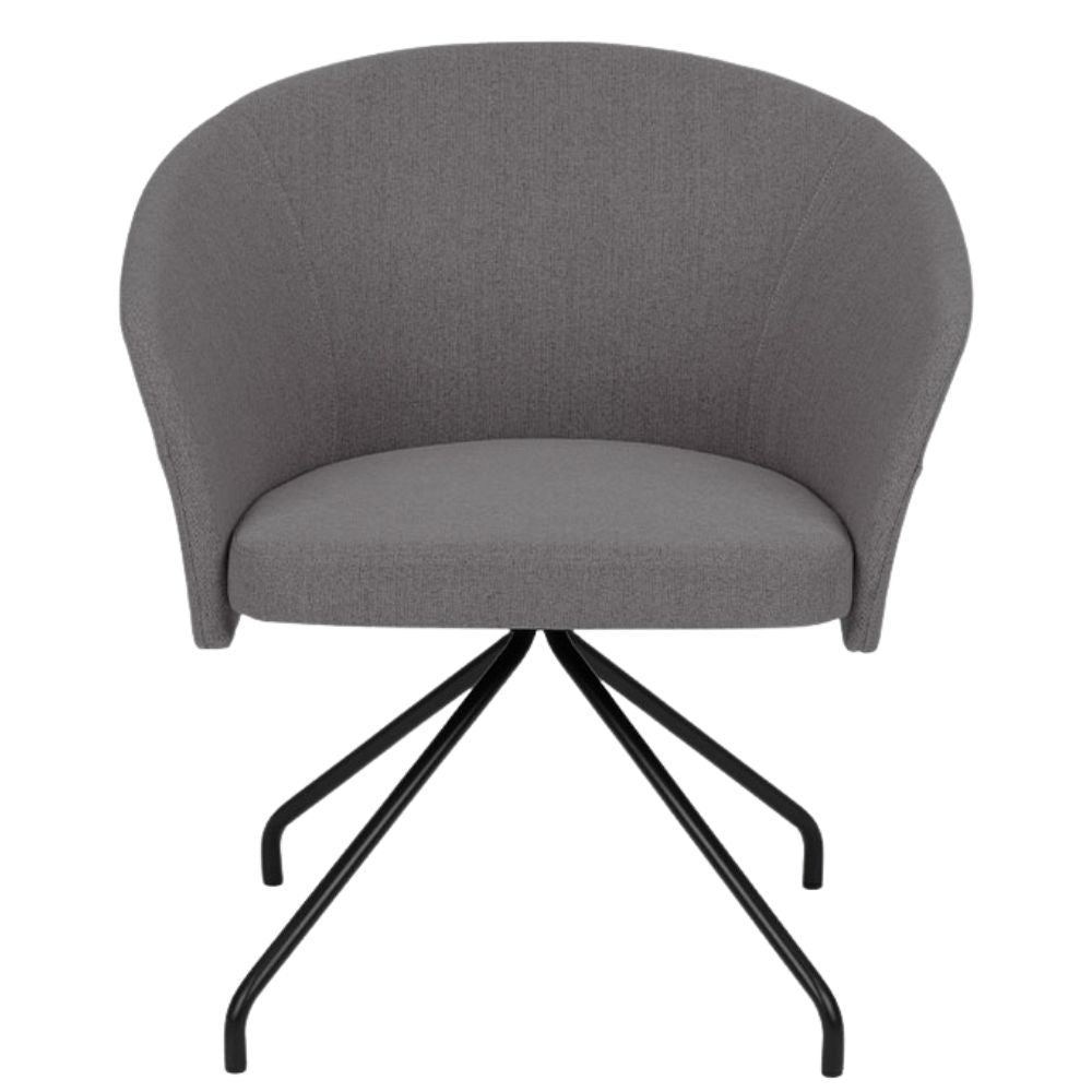 Sillón Para Recepción y Áreas De Espera - BRATTI ORBIT SPIDER - Varios Colores - Tapizado - Bratti - NOGAL BEAT - Sillas