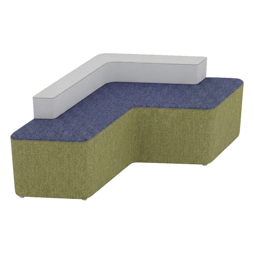 Sofá Boomerang 2.0 para Área de Descanso - GEBESA FOMCORE NETWORK 2.0 - Alto 58 cm - Tapizado - GFCE046681823 - GEBESA - NOGAL BEAT - Sillón Ocasional