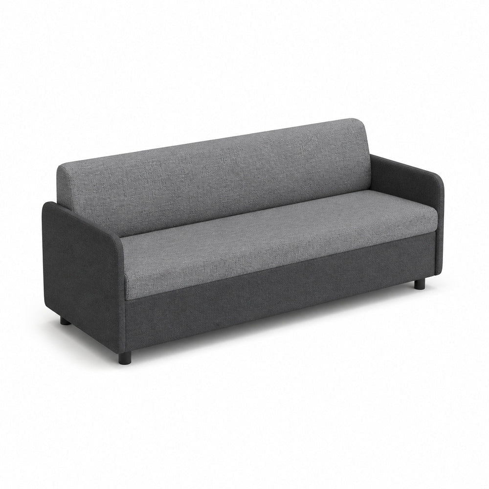 Sofá Modular Central - VERSA OFFSET - Frente 165 cm - VO-576S - VERSA - NOGAL BEAT - Sillón Ocasional
