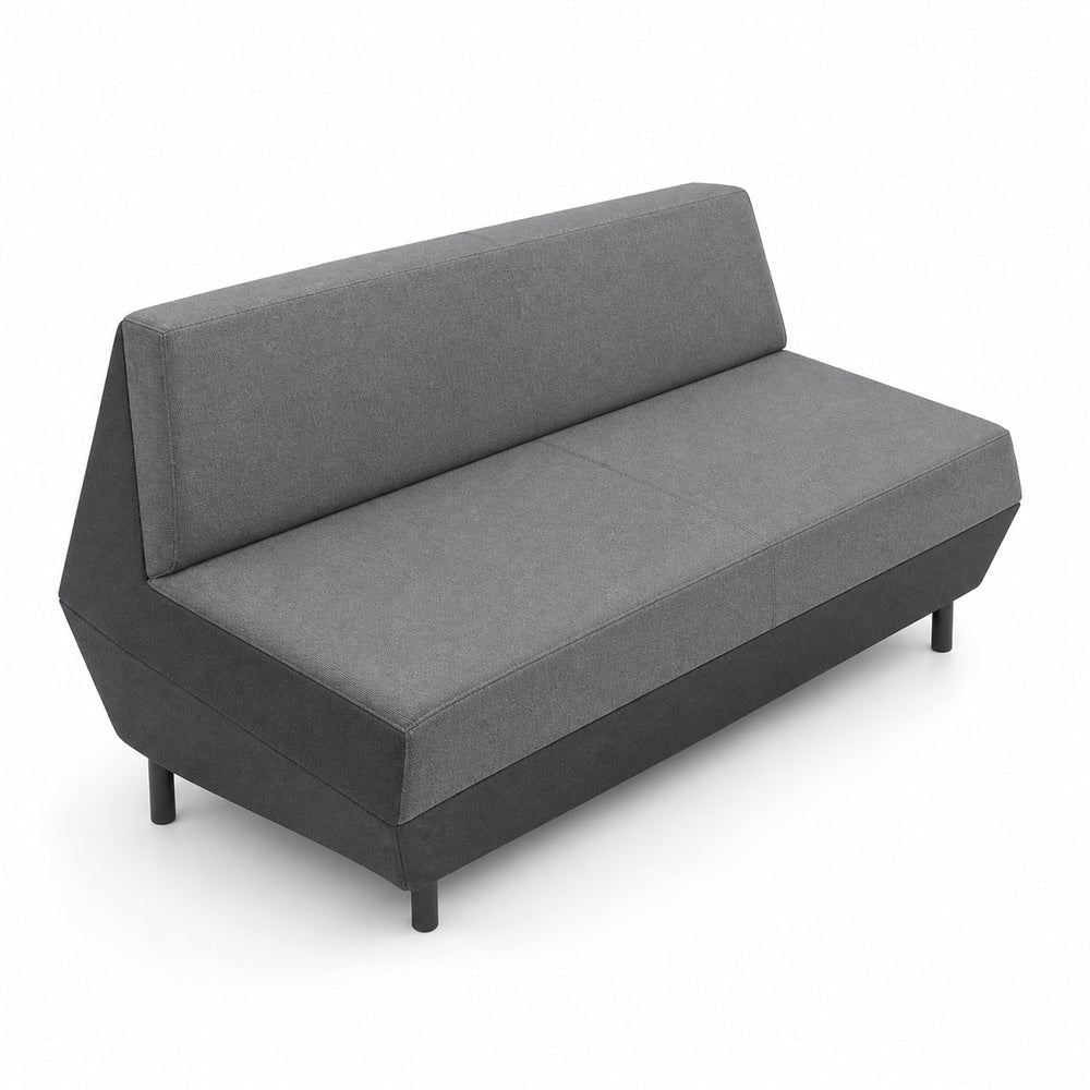 Sofá Modular Derecho Costado Recto - VERSA OFFSET - Frente 180 cm - VO-528DS - VERSA - NOGAL BEAT - Sillón Ocasional
