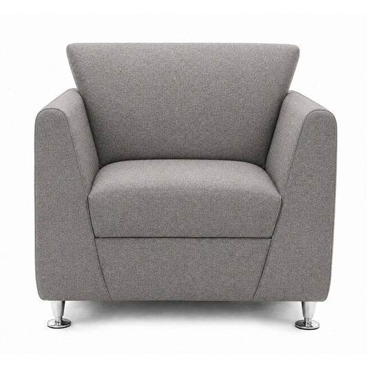 Sofá para Área Lounge - GEBESA PRISMA - 1 Plaza - Asiento y Respaldo Tapizado - GDP280P1 - GEBESA - NOGAL BEAT - Sillón Ocasional