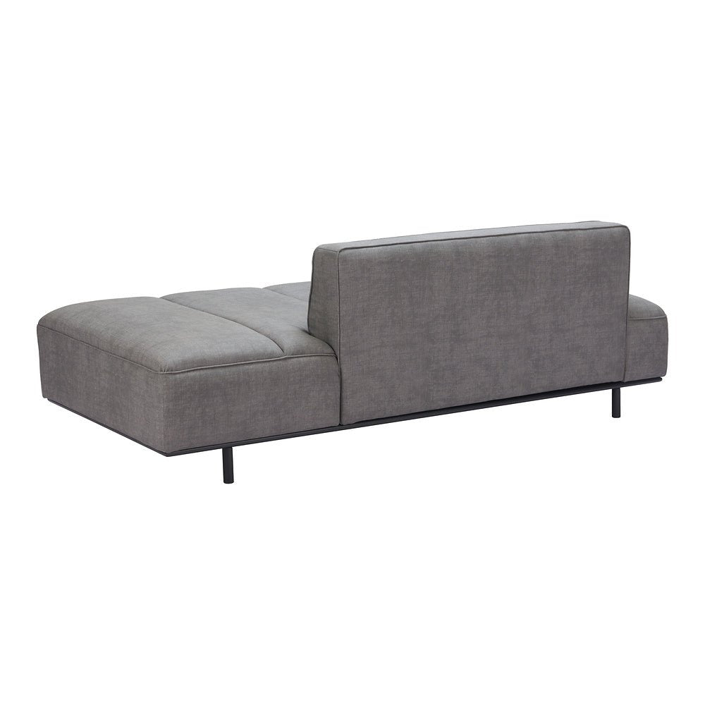 Sofá para Spa 3 Plazas - ZUO CONFECTION - Varios Colores - Asiento y Respaldo Tapizados en Piel Sintética - 110079 - Zuo - NOGAL BEAT - Sillón Ocasional
