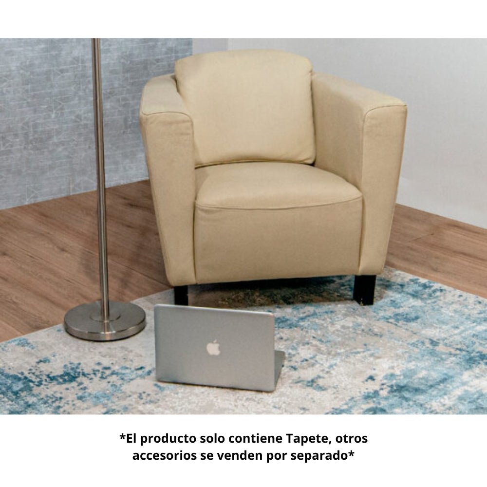 Tapete Decorativo para Estudio o Biblioteca - LAVIN KEMER T2031 - Gris Azul - Rectangular Varias Medidas - T2031 - 60 x 90 - LAVIN - NOGAL BEAT - Tapetes