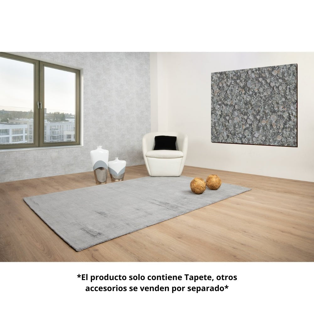 Tapete Decorativo para Oficina - LAVIN KIARA D3010 - Gris Claro - Rectangular Varias Medidas - D3010 - 60 x 90 - LAVIN - NOGAL BEAT - Tapetes